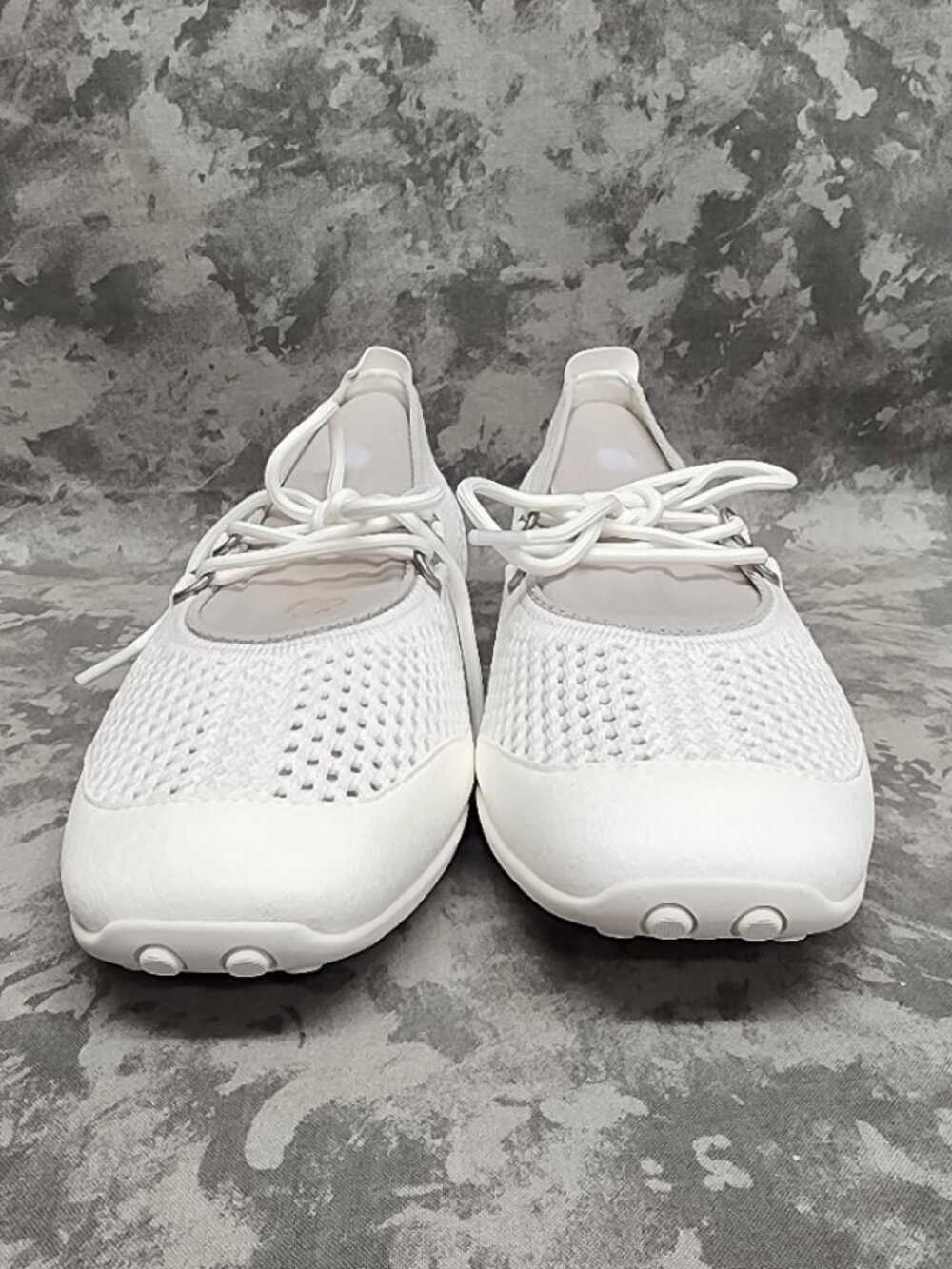New Vivaia Cecily White Mesh Mary Janes Shoe - EU 40.5 / US 9-9.5 - Picture 4 of 12